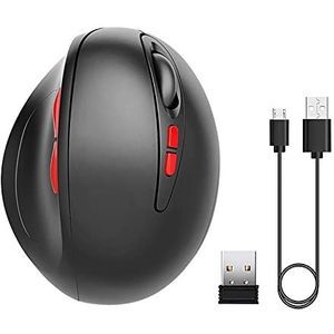 SUYING Gaming Draadloze Muis, verticale Ergonomische Oplaadbare Mause Usb 7 Key Magic Mouse voor PC Laptop Notebook Computer Desktop (oplaadbaar)