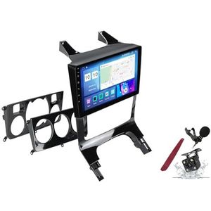 Android 14 Autoradio Sat Navi voor P-eugeot 3008(2009-2015) 9 Inch Touchscreen Multimedia Speler met Draadloze Carplay GPS Navigatie FM RDS Bluetooth 5G-WiFi SWC DSP,M100s
