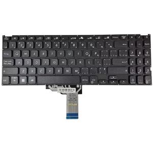 Laptoptoetsenbord voor ASUS R521JA R521FL Zwart SP\UKCAFRLATW\US, Grijs AR\US, Zilver US Zonder Frame(CA Black)