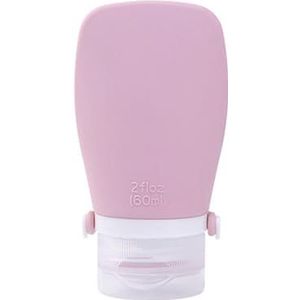 GANYKQ Reisfles voor toiletartikelen Lek Proof Silicone Containers voor Shampoo Conditioner Lotion het Uitdelen, 60ML, B