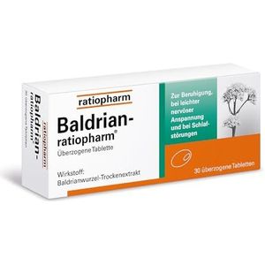 Baldrian-ratiopharm Tabletten, 30 st. Tabletten