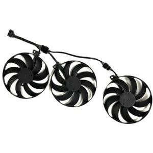 3 stuks/set, T129215BU videokaartventilator GPU-koeler voor ASUS ROG STRIX RTX 3060 12G V2 voor GAMING voor TUF Gaming 3070 Ti OC