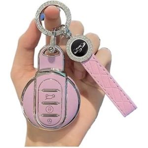 Autosleutel beschermhoes TPU Auto Afstandsbediening Sleutel Case Cover Voor BMW Voor S EEN JCW F54 F55 F56 F57 F60 Voor CLUBMAN Voor COUNTRYMAN Shell Fob Houder Sl... Sleutel Shell(Purple Set B)