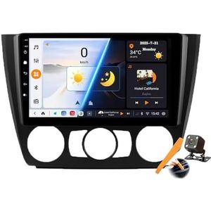 Y600s,YLOXFW Android 15.0 Autostereo Vervanging voor 1 Series E87/E81/E82/E88 2004-2011 Radio GPS Sat Navi 9'' Cartablet Multimedia Video Player FM BT Ontvanger met 4G WiFi Android Auto Carplay
