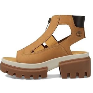 Timberland Everleigh Gladiator damessandalen, tarwe, nubuck, 37 EU, tarwe nubuck, 37 EU