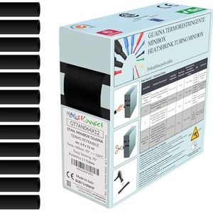 MarketConnect® Krimpkous Ø 50,8 mm, L 3mt • ZWART • MINIBOX 2:1 Grote Secties