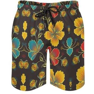 Modieuze en unieke Hawaii-shorts voor heren, sneldrogende korte broek in tropische stijl, surfend strand zwembroek, Kleur 5, XXL