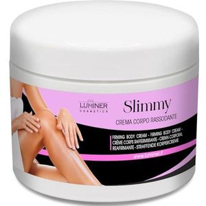LUMINER anticellulitiscrème, 500 ml intensieve behandeling voor benen, billen en buik, gemaakt in Italië, verstevigende lichaamscrème met cafeïne en vitamine E voor een stevigere en stevigere huid