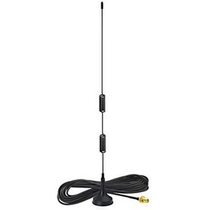 Bingfu Dual Band VHF UHF 136-174 MHz 400-470 MHz Ham Radio Magnetic Base SMA vrouwelijke antenne compatibel met draagbare hamradio Kenwood BaoFeng BF-F8HP UV-5R UV-82 BF-888S Tweerichtingsradio Walkie Talkie