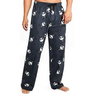 Disney Pyjamabroek voor heren, comfortabele loungewear, pyjama met zakken, comfortabele cadeaus voor hem, S