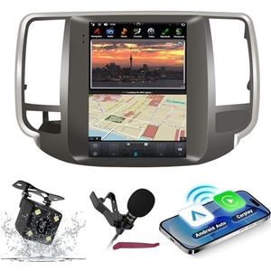 Android 15 Autoradio Navi voor N-issan Teana XV (2008) 10.4 ""Touchscreen Car Multimedia Player met draadloze carplay GPS-navigatie Bluetooth5.0 HIFI FM 5G-WiFi SWC DSP MIC,4g+64g