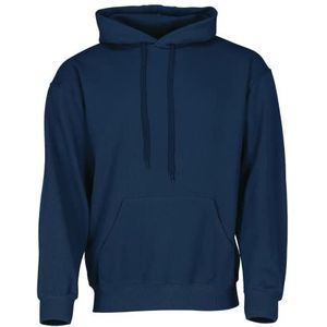 Fruit of the Loom Classic sweater met capuchon + gratis MyShirt stoffen zak, Navy + gratis Myshirt stoffen zak, L