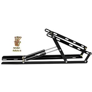 Gasveer vertragende liftsteun, Pakket van 2 opbergbedhefmechanismen, veelkleurig, meerdere maten(Black,100cm)