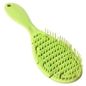 Vierkant Hol Haar Hoofdhuid Massage Kam Haarborstel Antistatisch Nat Droog Krullend Ontklitter Haarborstel Nylon Salon Haarstyling Tools(Hollow comb D)