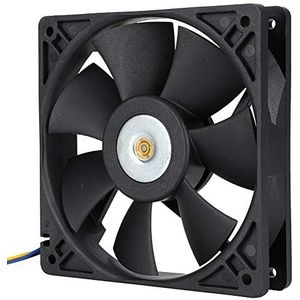 Ccylez 12 V 0,8 A 12 cm 4-polige industriële ventilator, 3000 cm 110CFM serverkoeler, DC-ventilator voor extreme koeling of servergebruik, DC12 V 0,8 A 12 cm serverventilator