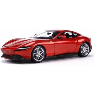 Prachtig Auto model 1:24 Zorgvuldige For Ferrari Roma Sportwagen Legering Diecast Auto Statische Metalen Model Voertuigen (Maat : Red)