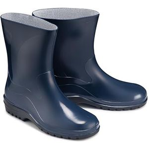 ESTRO Regenlaarzen voor Dames Rubberlaarzen - Regenlaarzen Dames Rubberlaarzen Dames Rubber Regenlaars Dames K007 (40 EU, Donkerblauw)