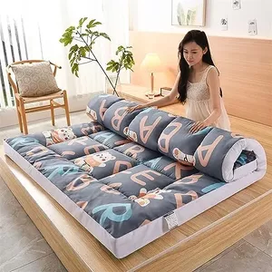 Opvouwbaar Futonmatras, Opvouwbaar Traditionele Japanse Futon tatami vloermatras Oprollen koningin kingsize Enkele maat Matraskussen Matrasje Logeerbed slaapzaal camping Opvouwbaar Futonmatras, Opvouwbaar Traditionele Japanse Futon tatami vloermatras Oprollen koningin kingsize Enkele maat Matraskussen Matrasje Logeerbed slaapzaal camping