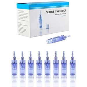 Dermapen Microneedling naalden reservekoppen voor alle A1-apparaten 9 12 24 36 42 Nano, aantal: 50 stuks, modulegrootte: 12 pinnen