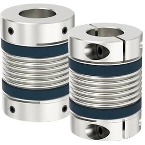 LB D40L50/58 Bellows Flexibele Motor Coupler CNC Aluminium Hoge Elasticiteit Universele Joint 3D Printer Cardan (LB-B-D40L58-8X15)