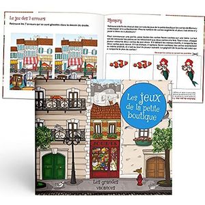 L'Aventure des Grande Vakantie, speelboek, cadeau-idee, 4 tot 7 jaar, zachte omslag, 17 x 20 cm, 12 pagina's, gemaakt in Frankrijk