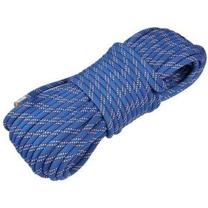 Klimtouw verschillende maten outdoor nylon klimtouw statisch touw 8 mm/9 mm/10 mm voor klimuitrusting rock outdoor excursies accessoires (kleur: 8 mm blauw, maat: 10 m)