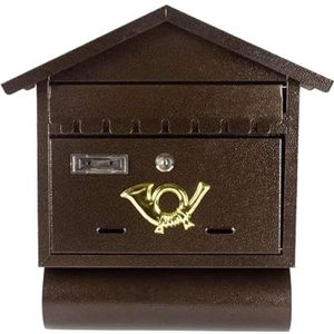 Postdozen Brievenbus Brievenbussen Wandmontage Brievenbussen Afsluitbare Brievenbus Retro Metalen Postbus Voor Thuis Pakketkast