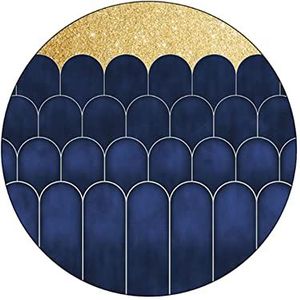 Tapijt Ronde tapijten for woonkamer home decor tapijten for slaapkamer vloermat decoratie anti slip tapijten kind Tapijt Woonkamer (Color : G, Size : 60cm diameter)