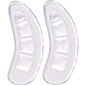 2 Stuks Antislip Siliconen Schoen Pads for Vrouwen Schoenen Hoge Hakken Sandalen Voorvoet Insert Kussen Antislip stickers Gel Inlegzolen (Color : Transparent 1)