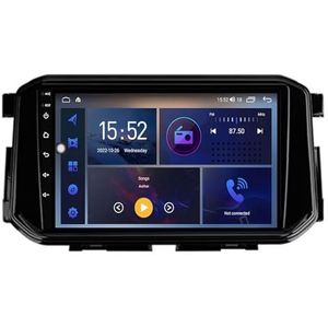 Dubbele DIN Android 14 autoradio voor Nissan Terra Xterra 2018-2022 9 Duim QLED Touch screen-met Draadloze Carplay Android Auto GPS navigatie 4G WiFi Stuurwielbediening achteruitrijcamera(P4 4G+WIFI 8