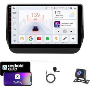 Android 13 Dubbel Din Auto Stereo Touchscreen Auto Stereo Voor Hyundai Grand Starex H1 2017-2018 Met Bluetooth GPS Navigatie WiFi FM Radio USB/SWC/Plug en Play Ondersteuning Carplay&Android Auto(4 Cor