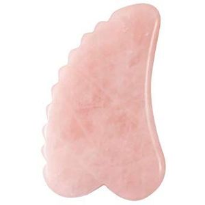 1Pc Gua Sha Facial Tool Kam Rand Gua Sha Tool Gua Sha Schrapen Tool Rozenkwarts Gua Sha Board Met Tanden Massage Schoonheid Tool