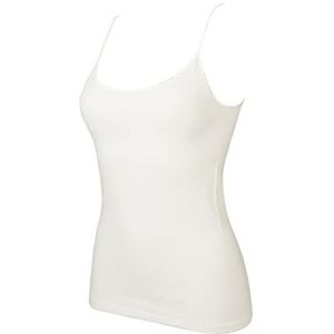 RAGNO Camisole Laccino Dametop (Samenstelling: buiten 60% merinowol en 40% acryl, binnenkant 100% katoen) Artikel 07245E, 002 Bianco Lana, XL