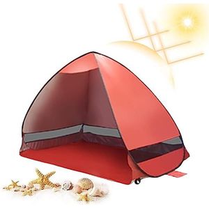 Strandtent, zonwering Shelter Camping UPF 50+ tent, eenvoudig op te zetten Shelter Beach outdoor-uitrusting voor park, picknick, vissen, binnenplaats, camping Voihamy