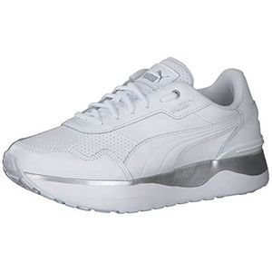 PUMA Dames R78 Voyage Premium L Sneaker, wit wit zilver, 8 UK