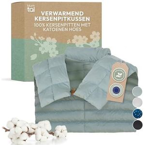 Kersenpit - Nekkussen - Katoen - Groen - Ergonomisch Design