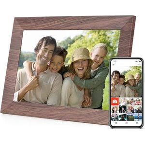 10,1 Inch WiFi Digitale Fotolijst 16 GB Opslag Automatische Rotatie Deel Foto Via APP Met Standaard Aan De Achterkant For Vrienden En Familie Cadeau Eenvoudig Delen Momenten