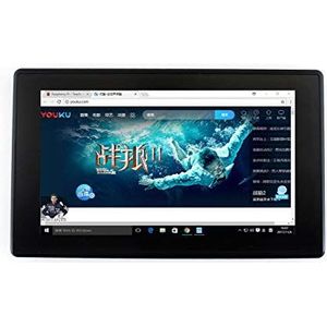 IBest Waveshare 7-inch HDMI LCD (H) (met behuizing) IPS capacitief LCD-scherm met touchscreen HDMI-monitor 1024x600 met gehard glazen deksel voor Raspberry Pi, Jetson Nano, BeagleBone Black, Banana Pi, Win10