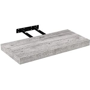 STILISTA wandplank Volato, vrijhangend, kleur- en maatkeuze, 100 cm houtdecor-wit Rustikal