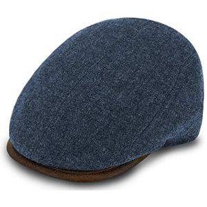 fiebig Sula Flatcap | Pet van 100% scheerwol | Hoogwaardige Gatsby pet Made in Italy