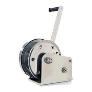 Lier, 304 Stainless Steel Hand Winch Two-Way Self-Locking Waterproof, voor autobouw snelweg brug metallurgie(1800LB)