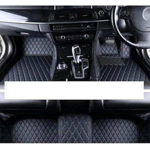 Anti-Slip Mat Car Auto Vloermatten Voor Bmw X5 G05 2019-2022 Tapijt Lederen Mat Vloer Luxe Duurzaam Tapijt Volledige Set Auto Interieur Onderdelen antislip vloermat (Color : RHD BLACK BLUE)