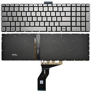 Voor HP 15-EF 15S-DY 15-DY 15T-DY 15S-EQ TPN-Q201 TPN-Q222 TPN-W127 TPN-C129 TPN-C130 Russisch/VS/VK/Spaans/Latijns laptoptoetsenbord(Silver LA backlit)