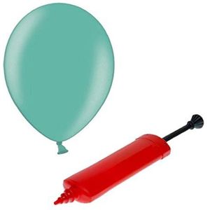 Toyland®-pakket van 50 12 ""latexballonnen met ballonpomp - feestdecoraties (groen, pak van 50)