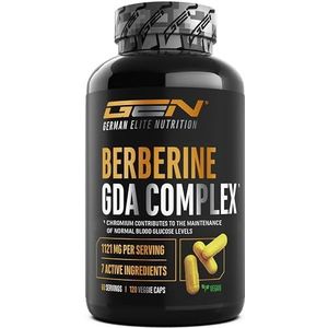 Berberine HCL Complex - Hooggedoseerd - 120 Capsules - Veganistisch