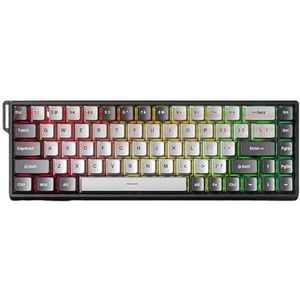 QPSJXN Mechanisch Toetsenbord WIN60 WIN68 HE Bedrade RGB Toetsenborden Met Magnetische Schakelaar En Hot Swap Compatibele Accessoires (Win68 HE Pro)