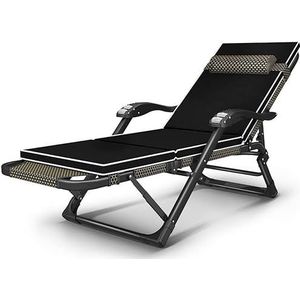 Outdoor terrasstoelen opvouwbare ligstoelen ligstoelen, verstelbare opvouwbare camping ligstoel ligstoel ligstoel fauteuil met massage armleuning en hoofdsteun (kleur: B)