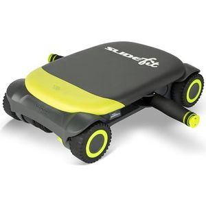 WONDER CORE Slide Fit: Ab Roller Wheel met elleboogondersteuning, automatisch rebound buikspieroefeningsrolwiel, buikspieroefeningen, fitness-rolplank met kniebeschermer voor thuisgymnastiek (groen)
