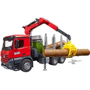 Bruder MB Arocs houttransport vrachtwagen met kraan