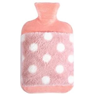 DieffematicRSD Warmwaterkruik Double-insert Water Hot Water Bag Hand Warmer Rubber Water Hot Water Bag (Color : Pink)